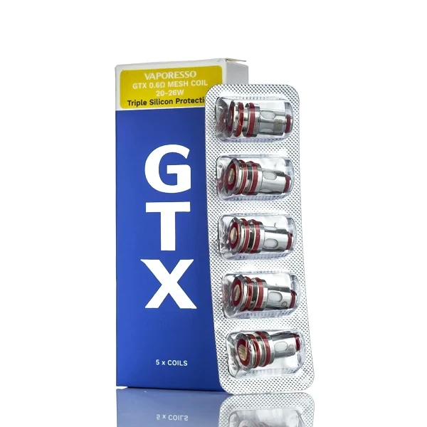 Vaporesso Gtx 0.6 20-26w Coils 5 Pack