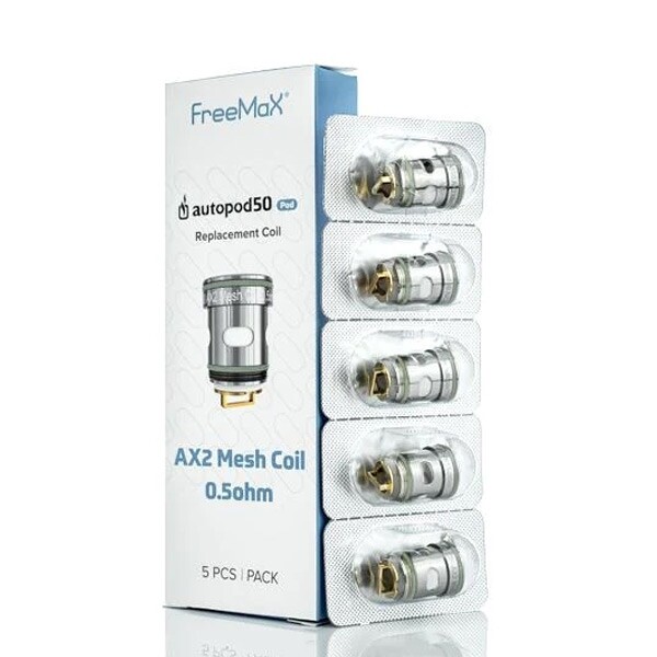 Freemax AX2 Mesh 0.25 30-50w Coils 5 Pack
