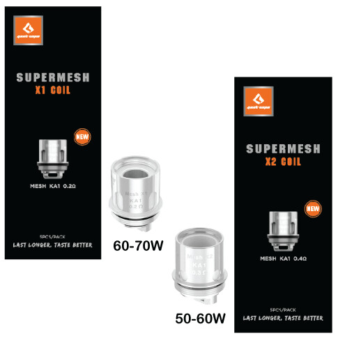 Geekvape Supermesh X2 50-60w Coils 5 Pack