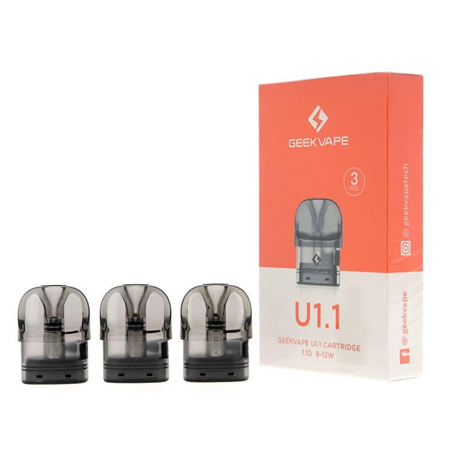 Geekvape U 1.1 Cartridge (9-12W) 3pack