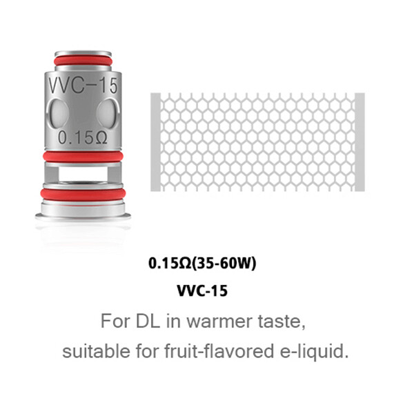 Vandy Vape VVC 0.15 35-60w coils 4 Pack