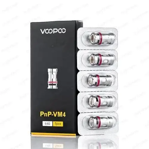 Voopoo PnP-VM4 0.6 20-28w Coils 5 Pack