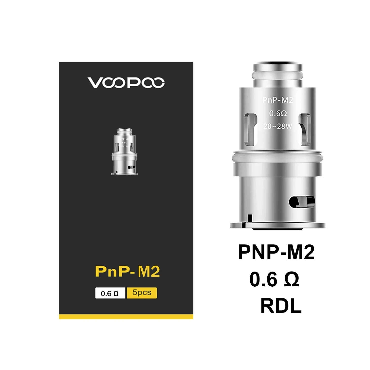Voopoo PnP-M2 0.6 20-28w Coils 5 Pack