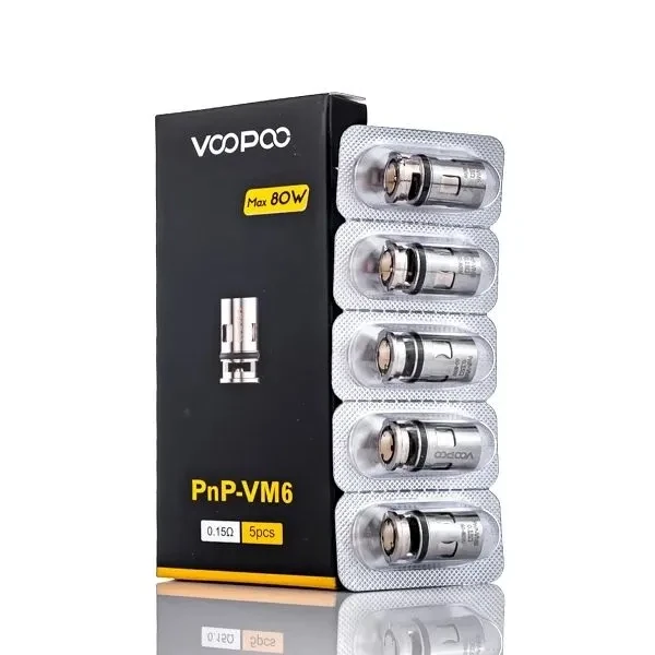 Voopoo PnP-VM6 0.15 60-80w Coils 5 Pack