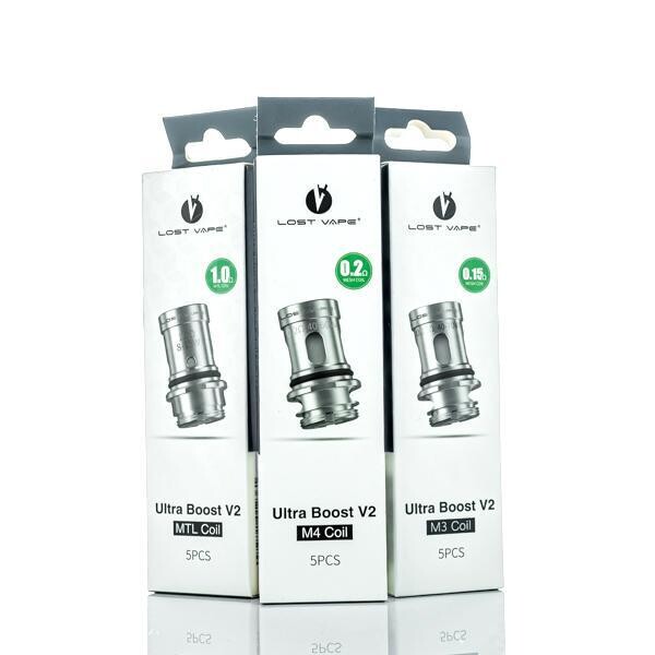 Lost Vape Ultra Boost V2 0.15 40-70w M3 Coils 5 Pack