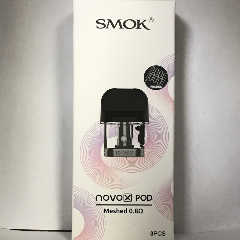 Smok Novo X 0.8 10-15w Meshed Pods 3 Pack