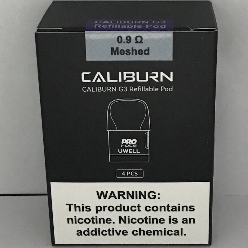 Uwell Caliburn G3 0.9 Mesh Pod 4 Pack