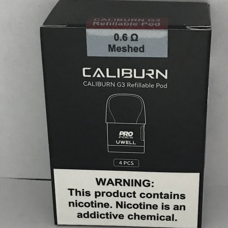 Uwell Caliburn G3 0.6 Mesh Pod 4 Pack