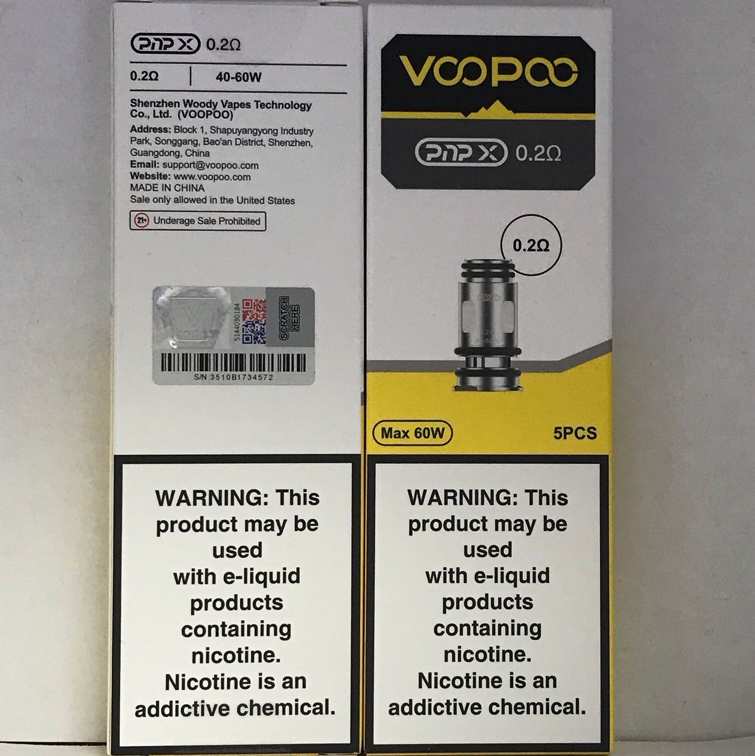 Voopoo PnP X 0.2 (40-60w) Pack