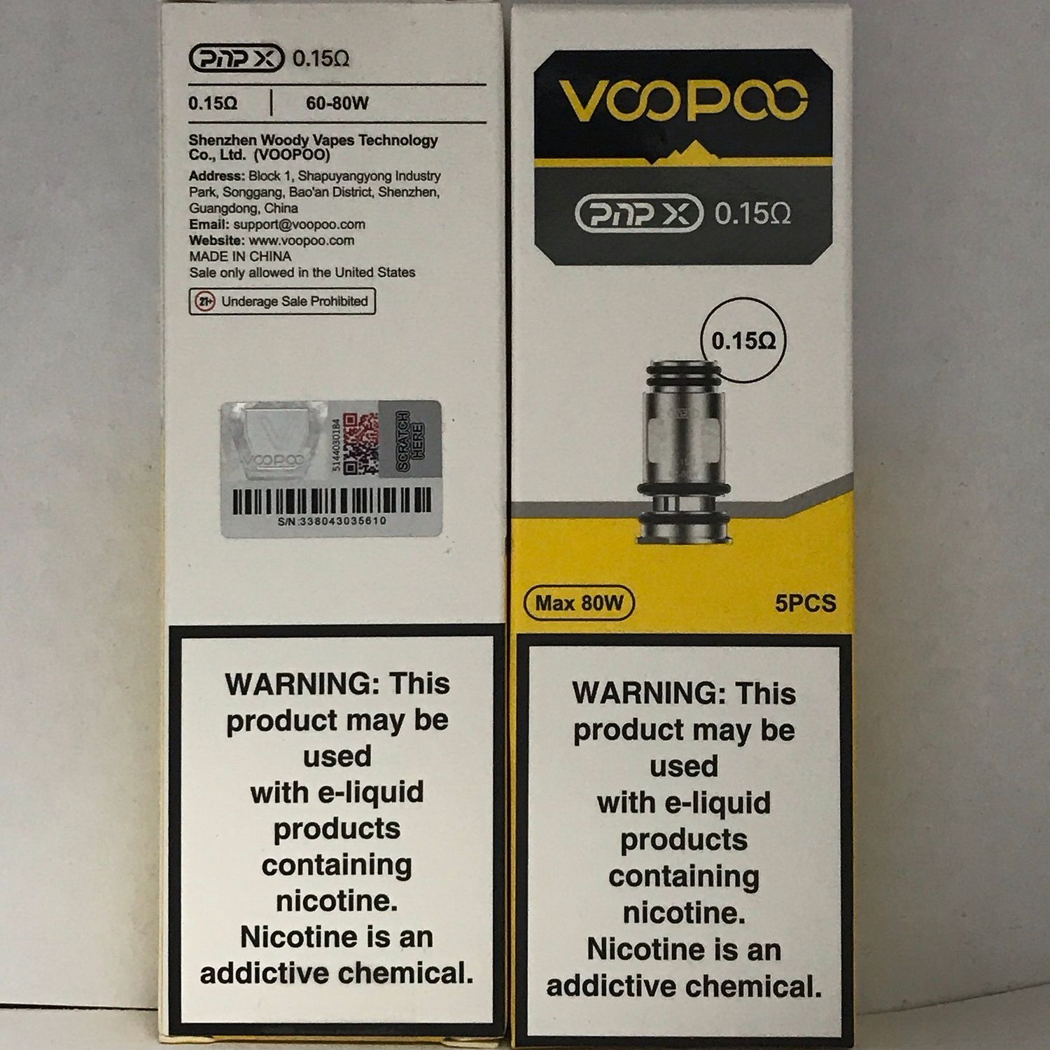 Voopoo PnP X 0.15 (60-80w) Pack