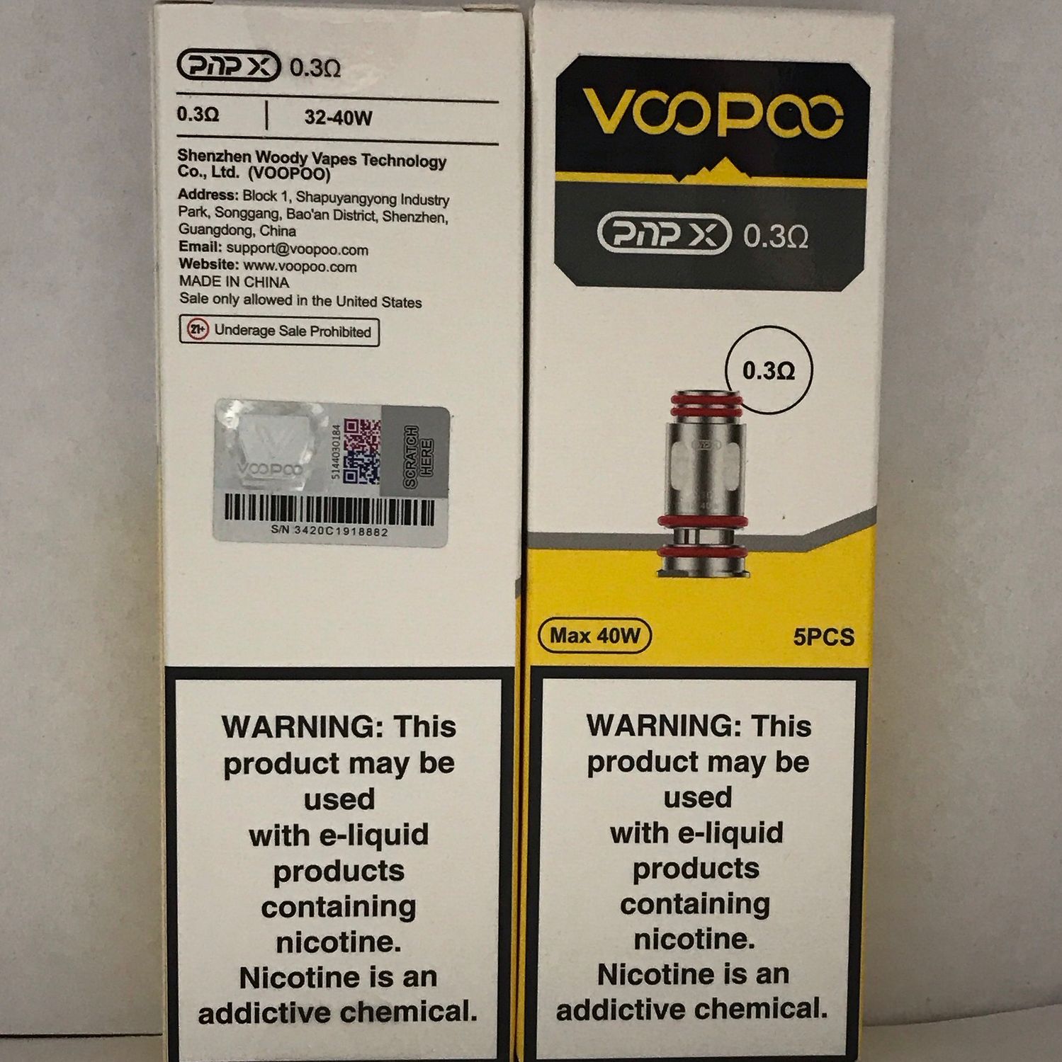 Voopoo PnP X 0.3 (32-40w) Pack