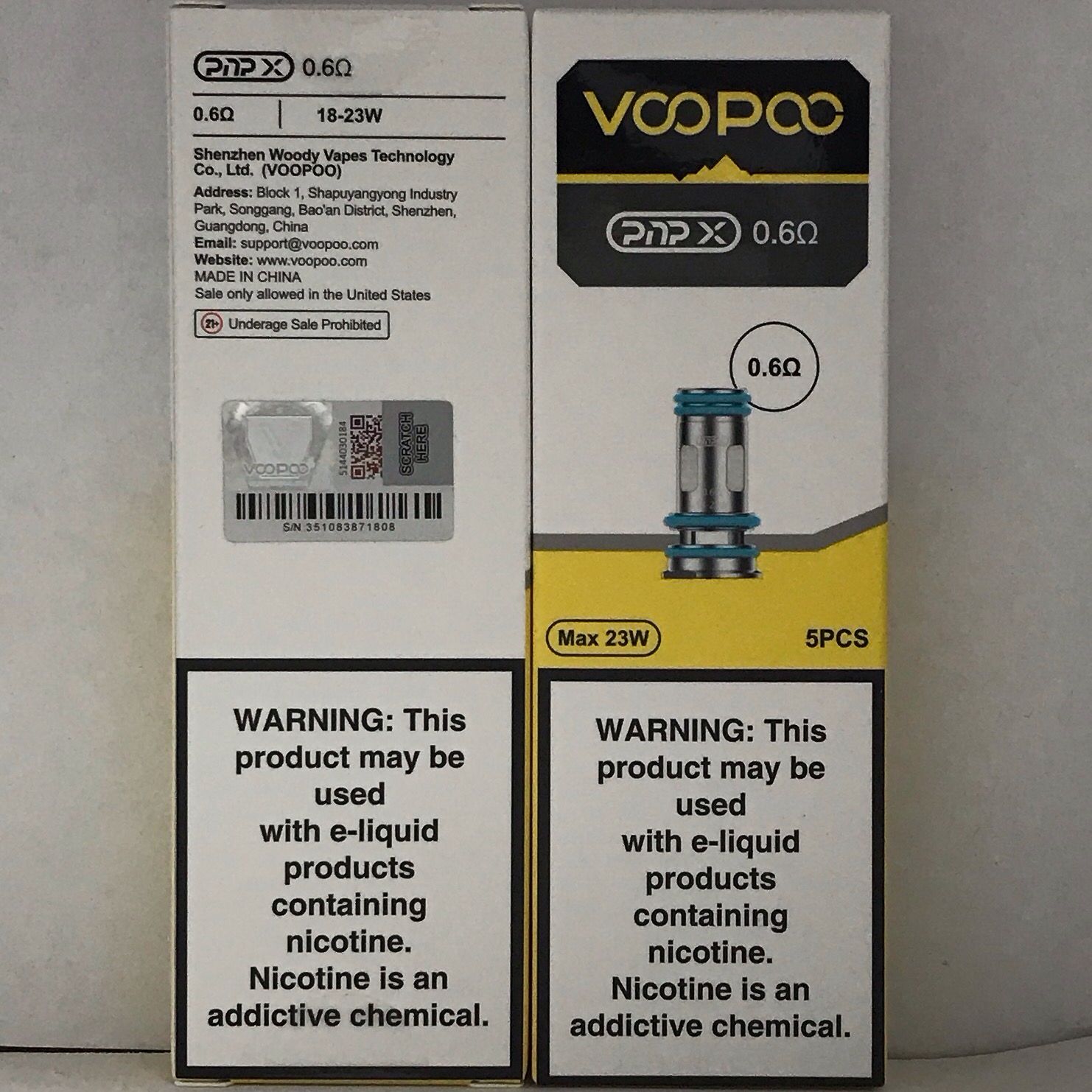 Voopoo PnP X 0.6 (18-22w) Pack