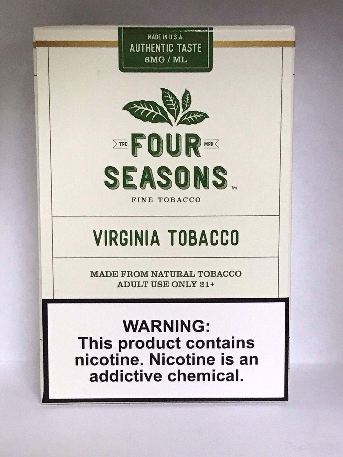 Four Seasons Virginia Tobacco 6mg