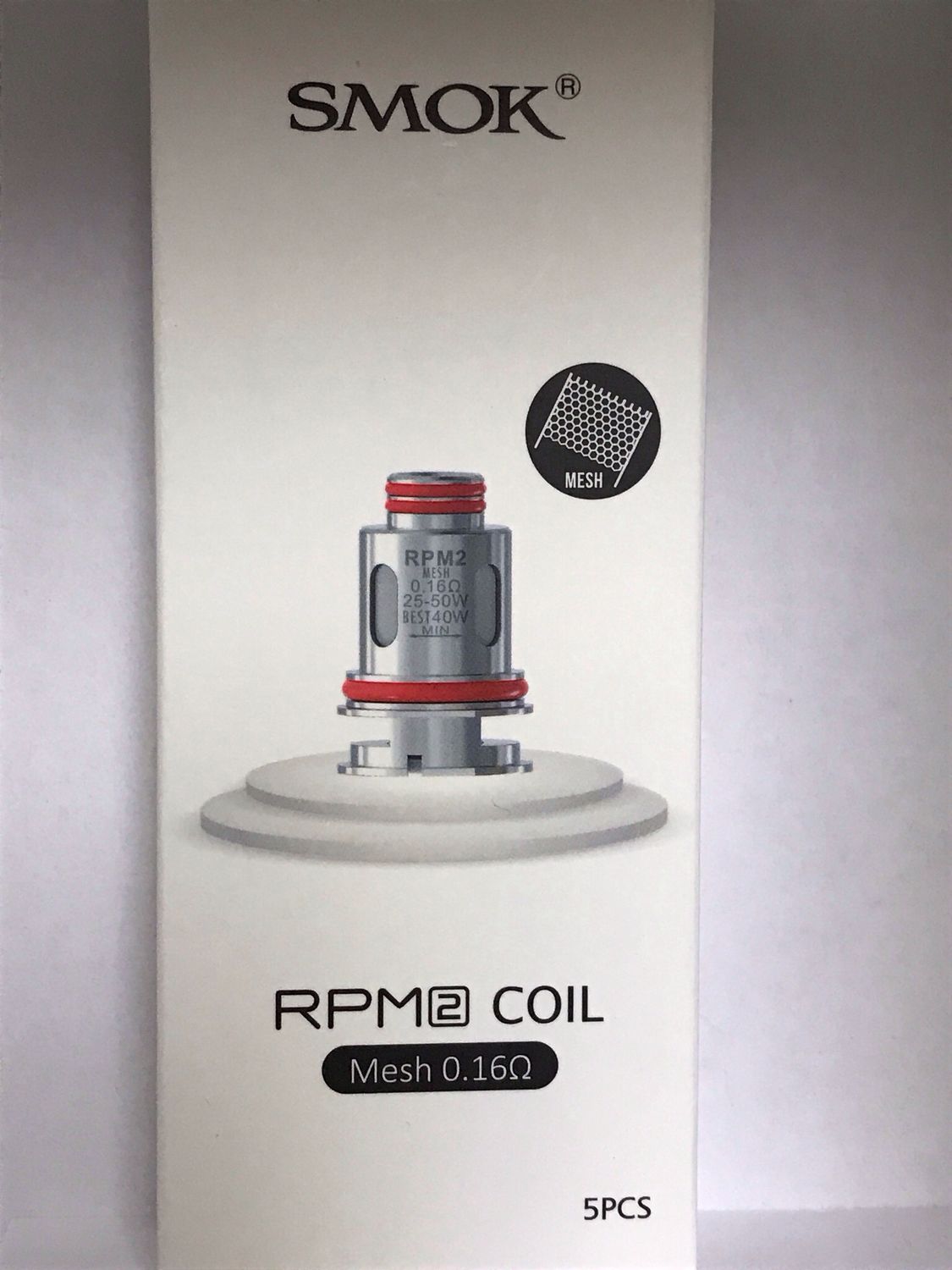 Smok Rpm2 0.16 25-50w Coils 5 Pack