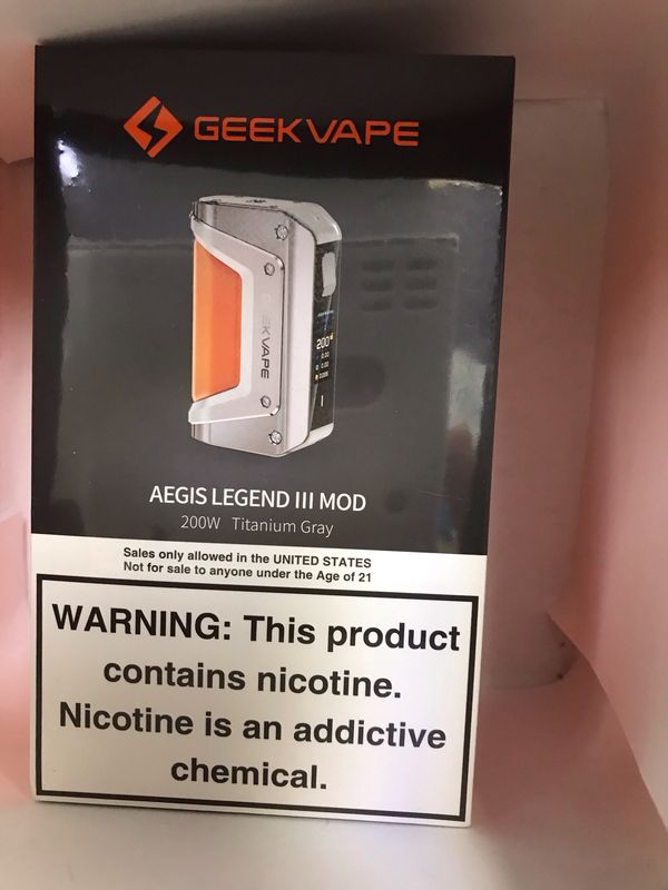 Geekvape Aegis Legend 3 Mod Titanium Gray