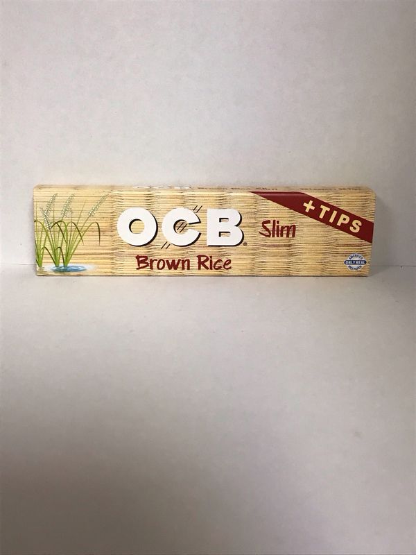 OCB Brown Rice Slim + Tips