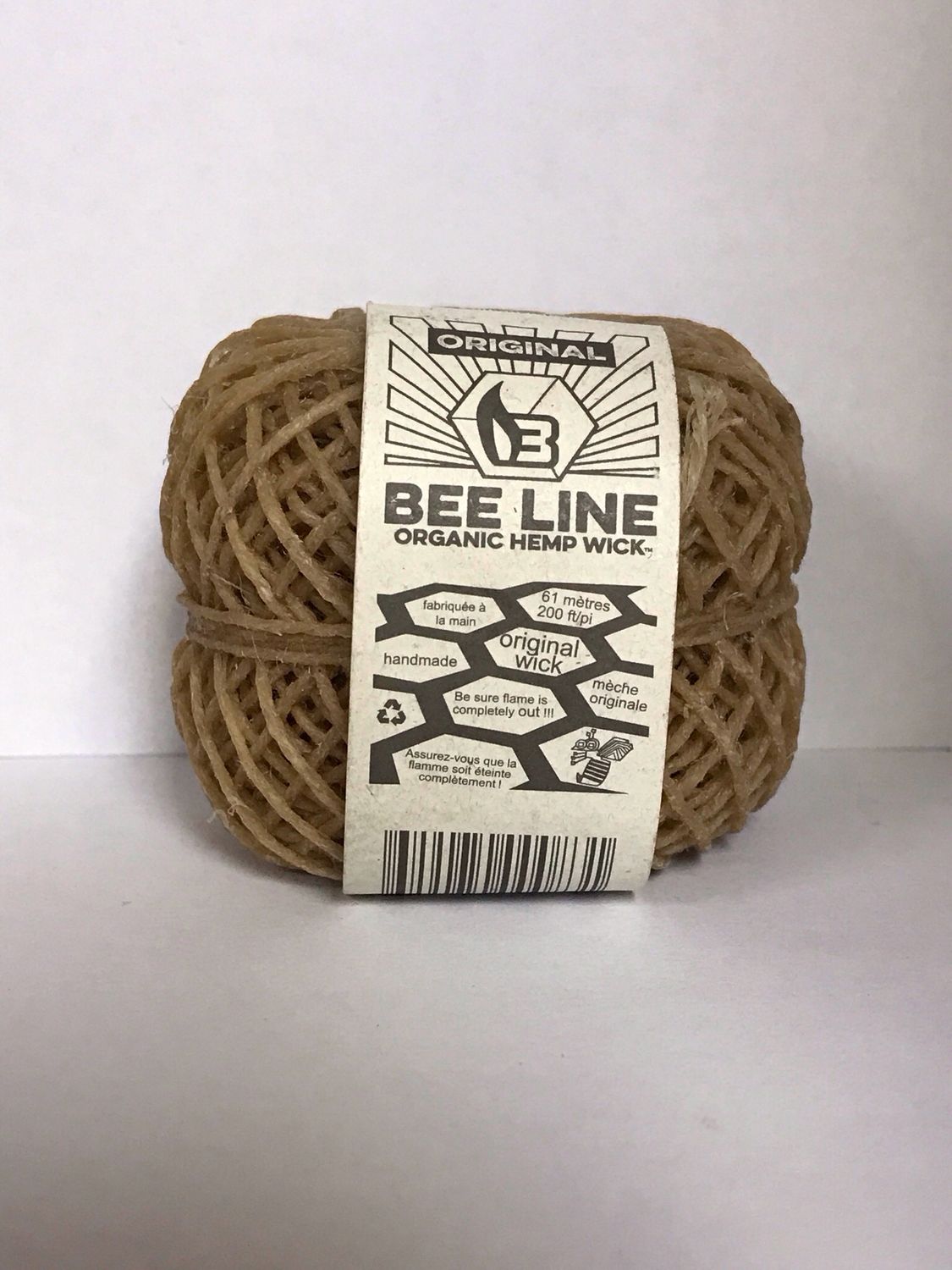 Bee Line Organic Hemp Wick 200ft
