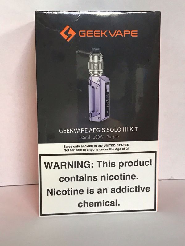 Geek Vape Aegis Solo 3 Kit Purple