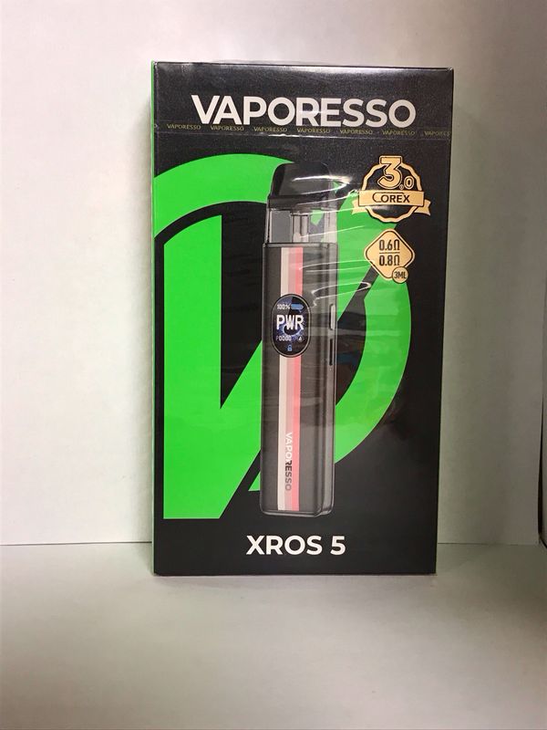 Vaporesso Xros 5 Black With Stripes