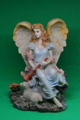 Exquisite Musical Angel Figurine: A Heavenly Addition