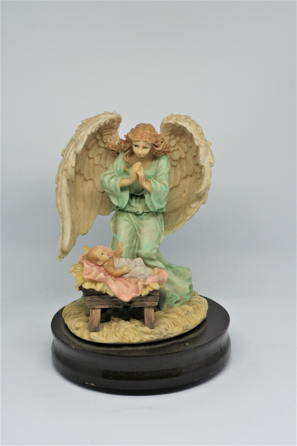 Musical Angel Praying Over Baby