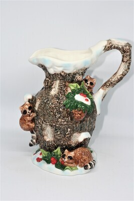 Unleash Your Wild Side with Raccoon Forest Pitcher &amp; Cup Set