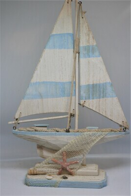 Set Sail with Charming Wooden Boat Decor