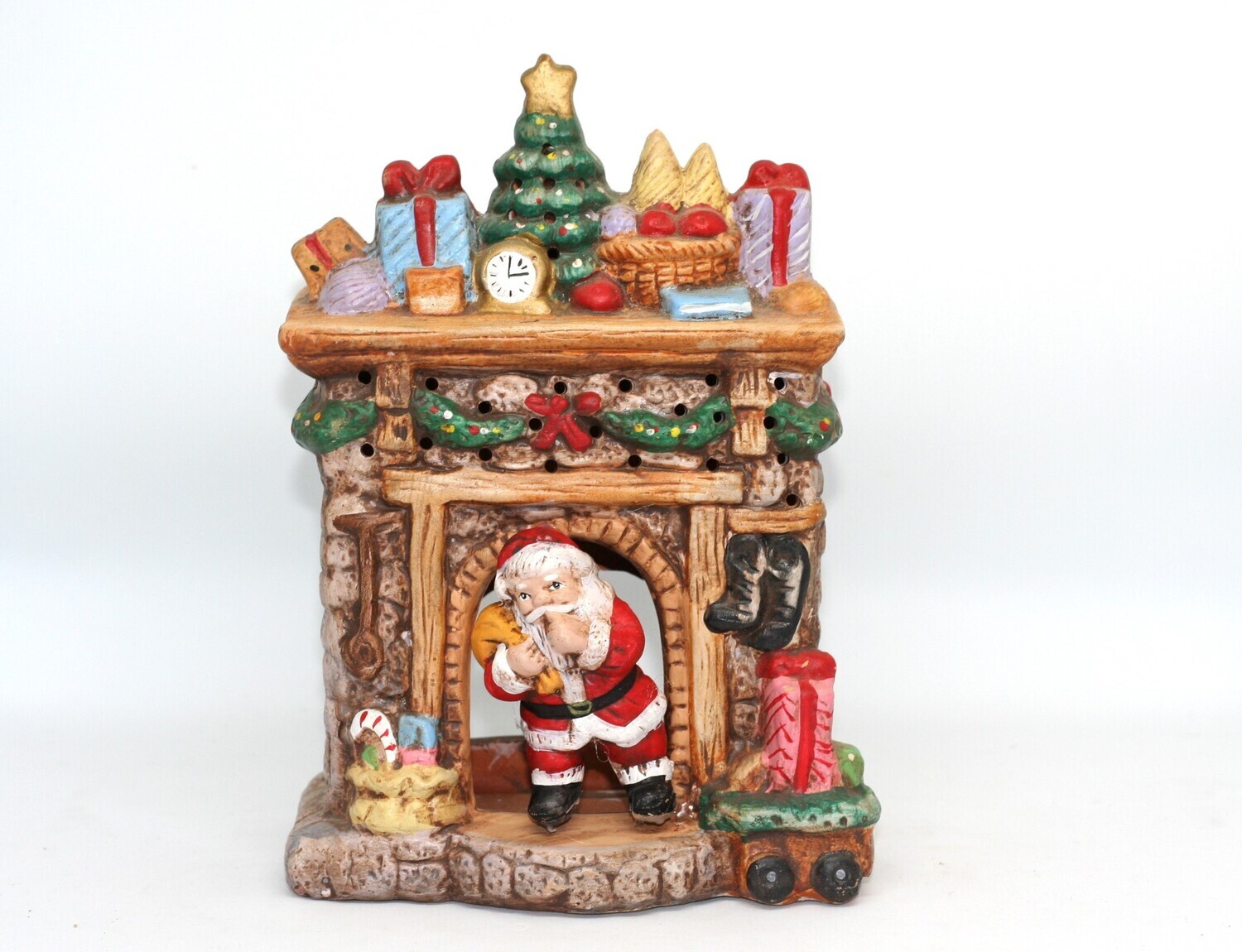 Santa Fireplace