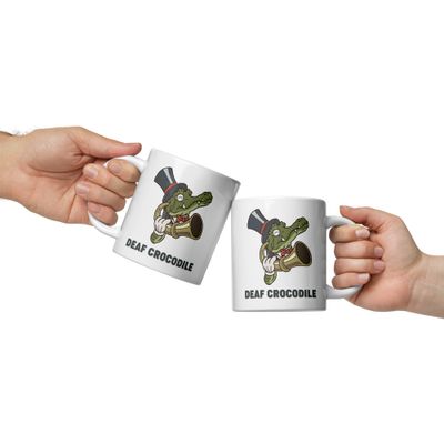 Deaf Crocodile Mugs (11oz/15oz/20oz)