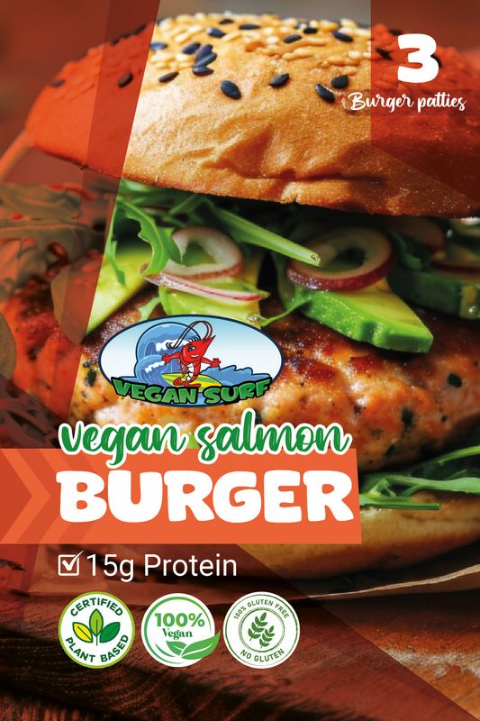 “Surf Salmon Burger”