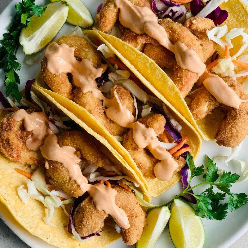 Street “Surf” Skrimp Tacos