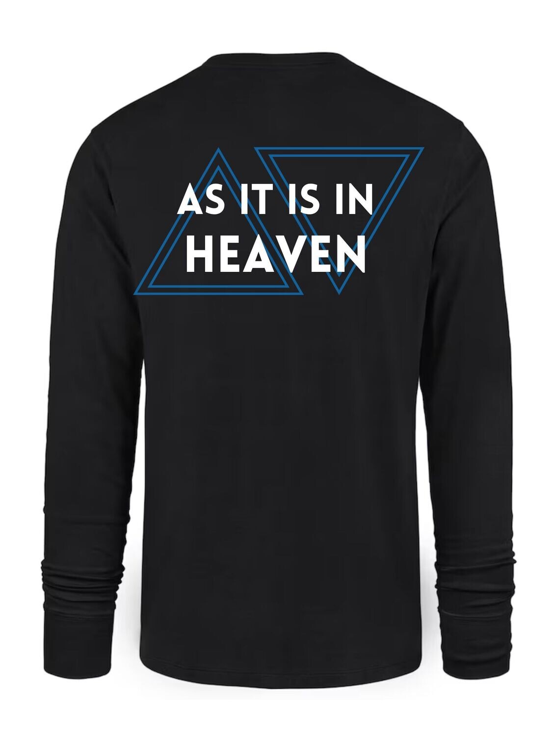 As It Is In Heaven Black Long Sleeve Shirt