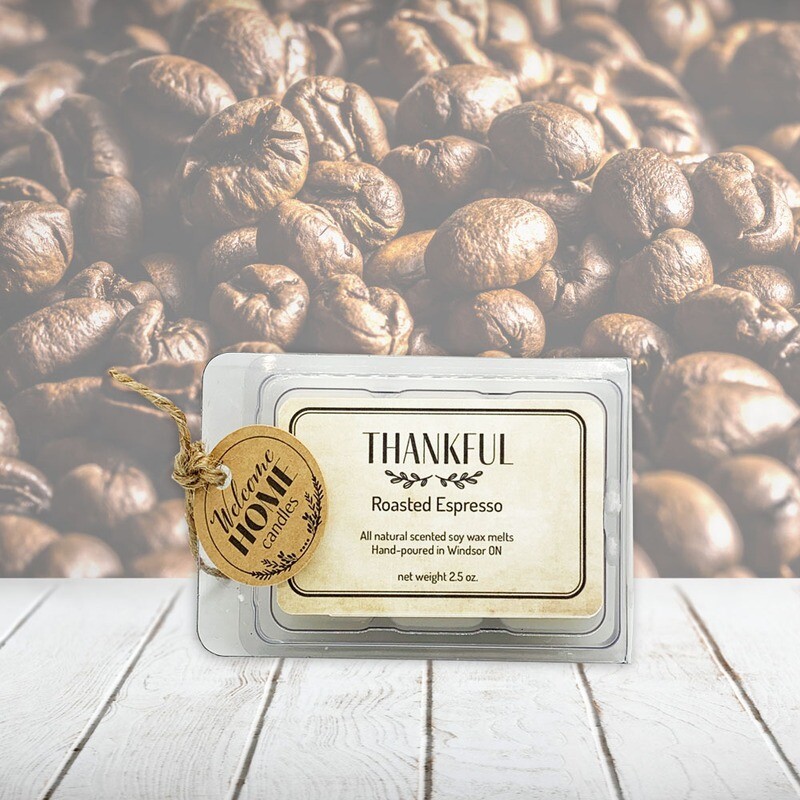 Roasted Espresso (Thankful) - Soy wax melt