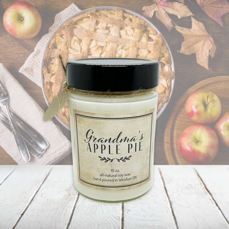 Grandma&#39;s Apple Pie - Soy wax candle 10 oz.