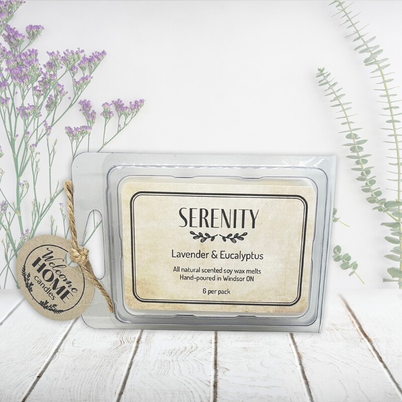 Lavender &amp; Eucalyptus (Serenity) - Soy wax melts