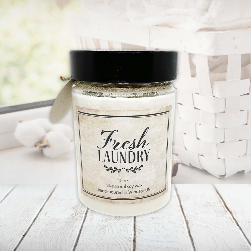 Fresh Laundry - Soy wax candle 10 oz.