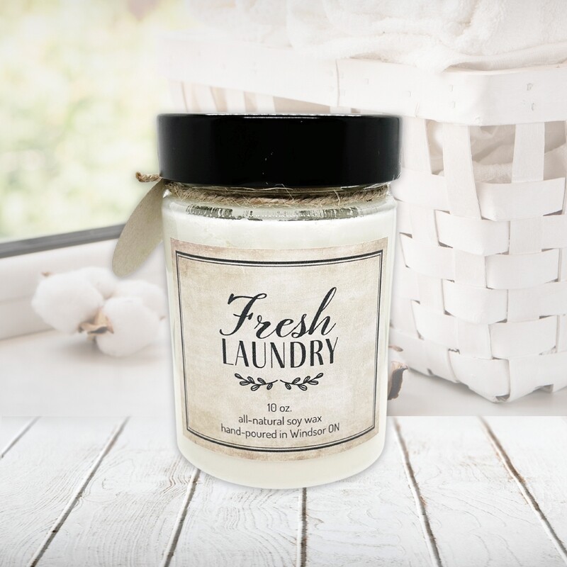 Fresh Laundry - Soy wax candle 10 oz.