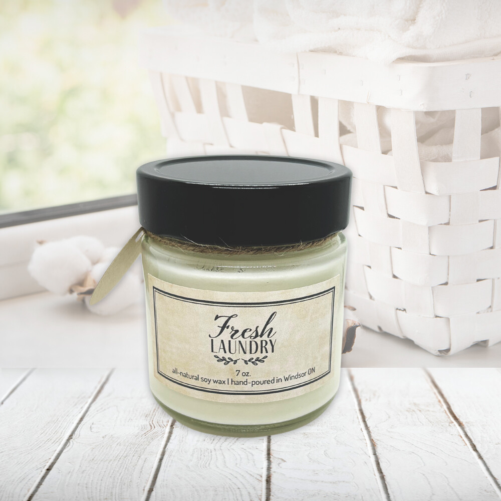 Fresh Laundry - Soy wax candle 7 oz.