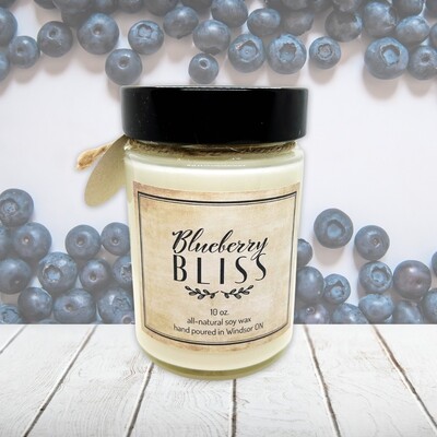Blueberry Bliss - Soy wax candle 10 oz.