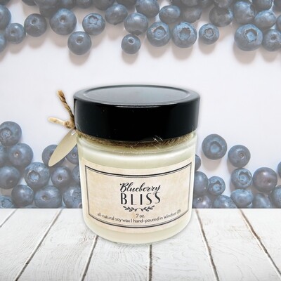 Blueberry Bliss - Soy wax candle 7 oz.