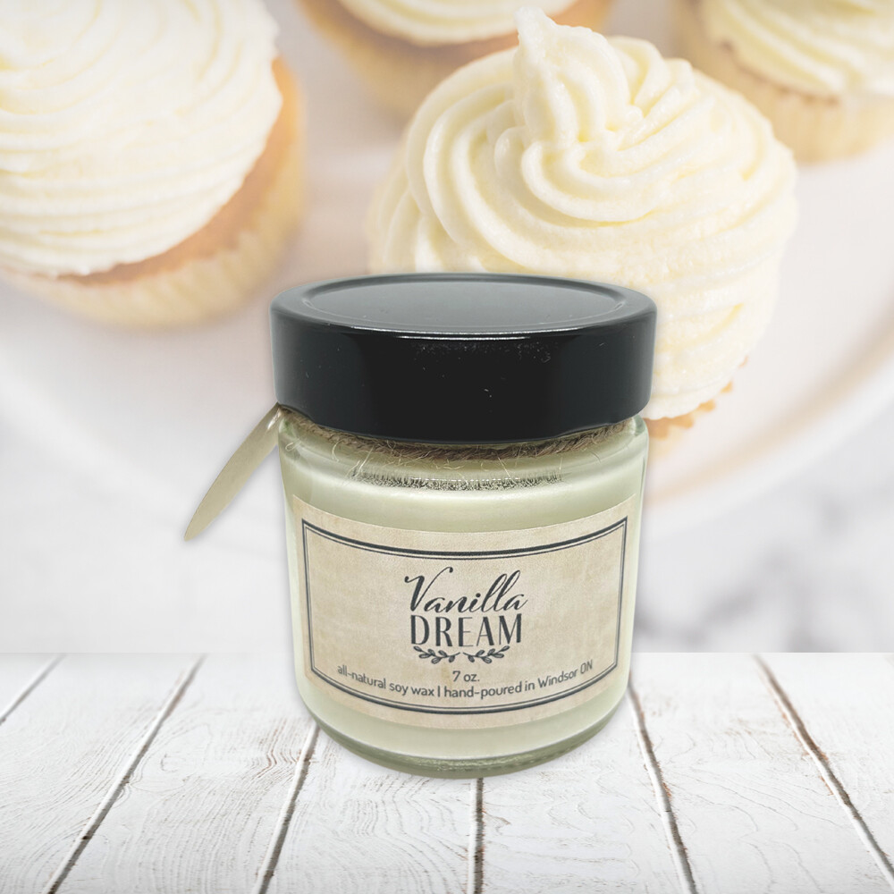 Vanilla Dream - Soy wax candle 7 oz.