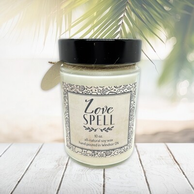 Love Spell - Soy wax candle 10 oz.