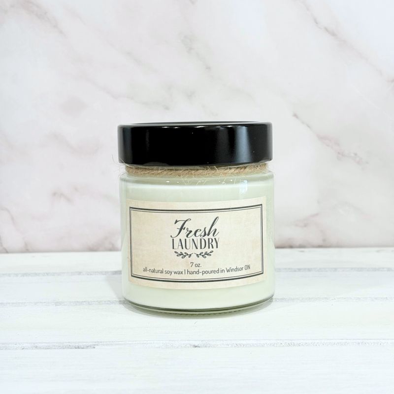 Fresh Laundry - Soy wax candle 7 oz. Fresh Laundry - Soy wax candle 7 oz.