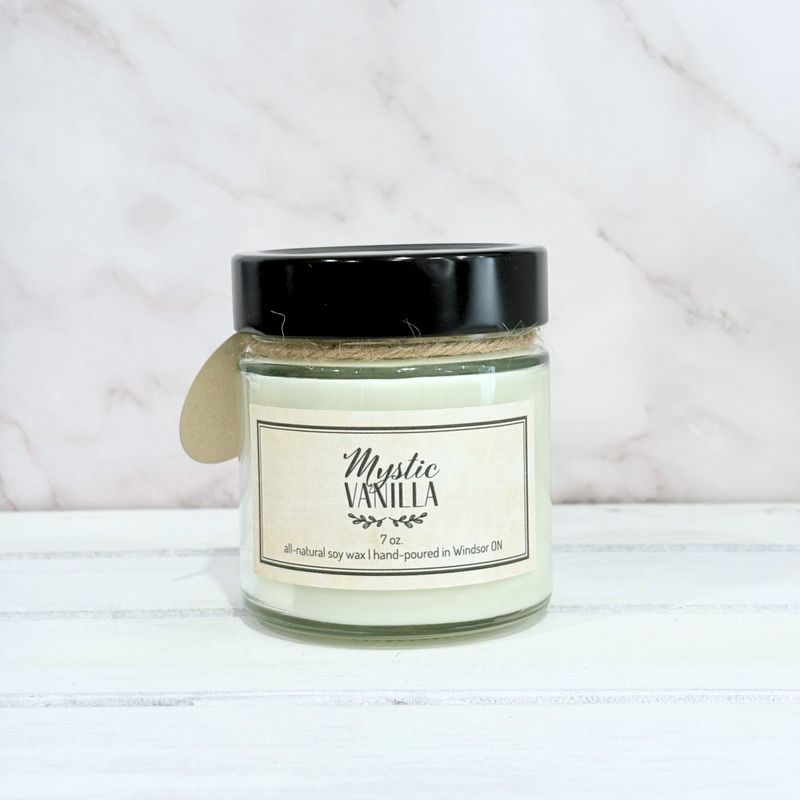 Mystic Vanilla - Soy wax candle 7 oz. Mystic Vanilla - Soy wax candle 7 oz.