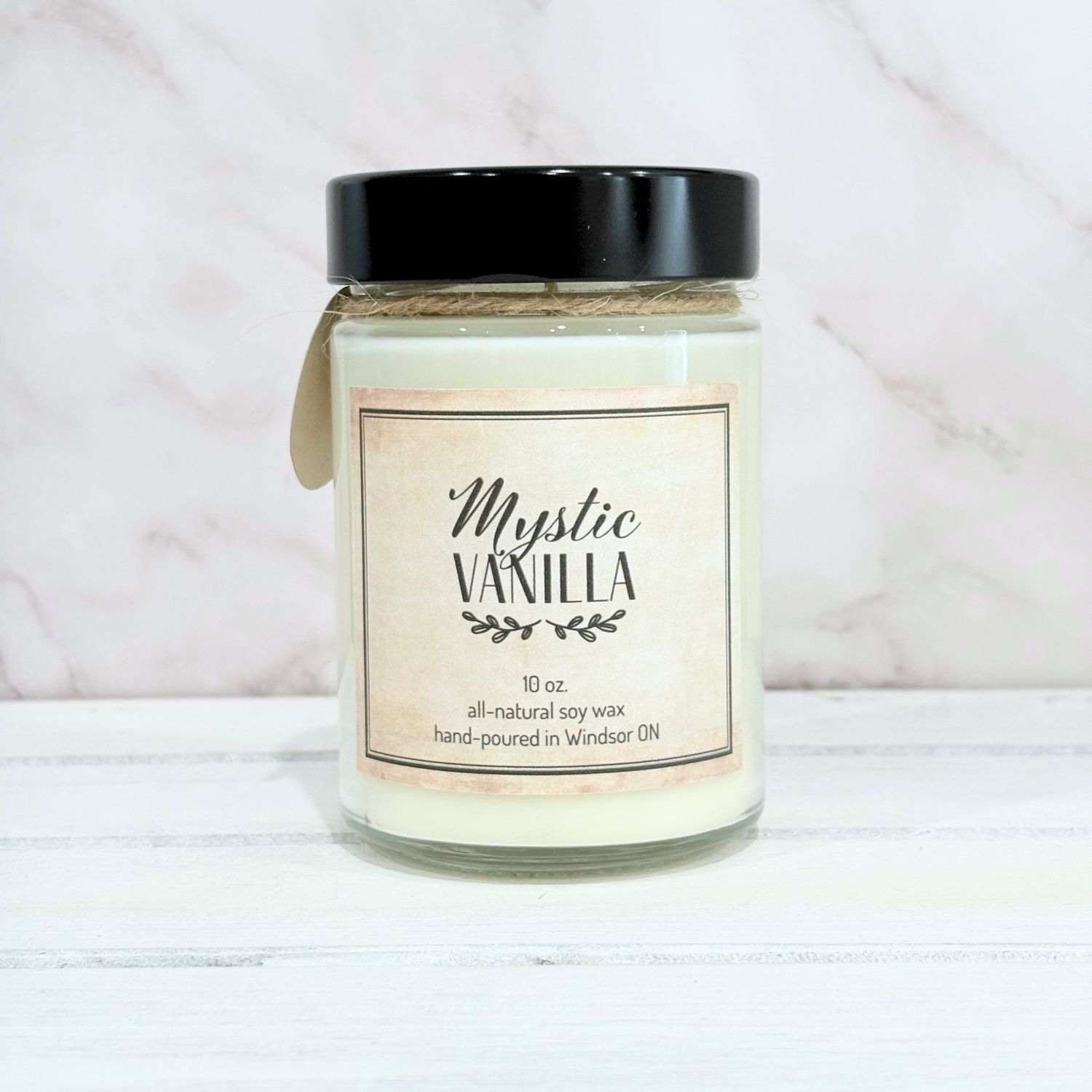 Mystic Vanilla - Soy wax candle 10 oz. Mystic Vanilla - Soy wax candle 10 oz.