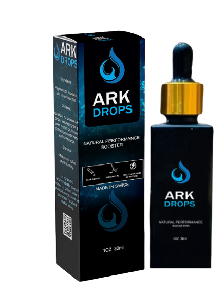 Ark Drops - Gouttes d&#39;oxygène liquide améliorant les performances naturelles - Prend en charge la récupération musculaire, la fonction cérébrale et fournit un gain de puissance - Vitamines C et E - Re