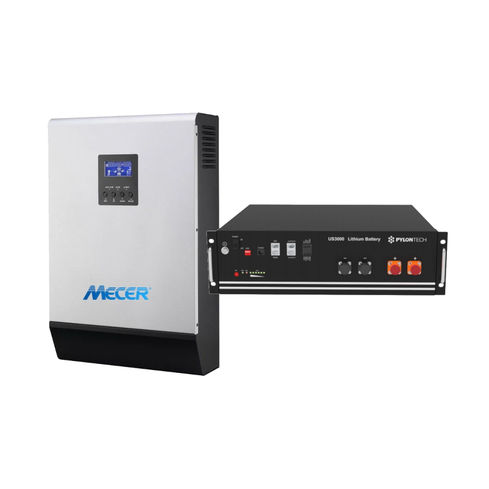 3Kva lithium battery solar system package with cabling, installation and COC