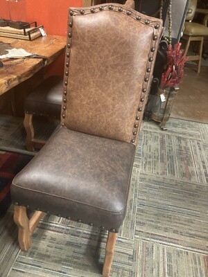 Custom Petite Bison Dining Chair