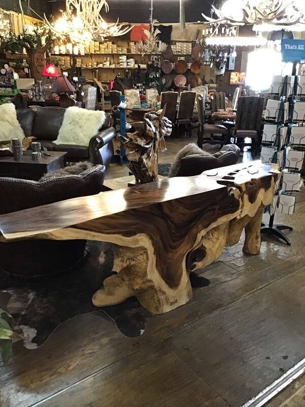 96&quot; Chamcha Wood Console Table