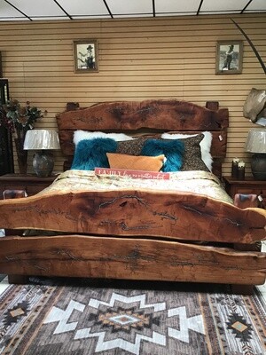 Mesquite Slab King Bed
